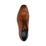 Business lace-up cognac