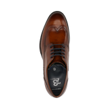 Business lace-up cognac