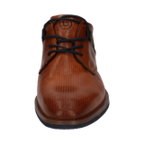 Lace-up Cognac