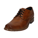 Lace-up Cognac