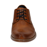 Lace-up Cognac