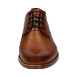 Lace-up Cognac