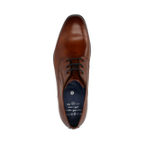 Lace-up Cognac