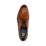 Business lace-up cognac