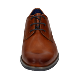 Lace-up Cognac