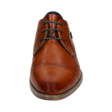 Lace-up Cognac