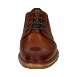 Lace-up Cognac