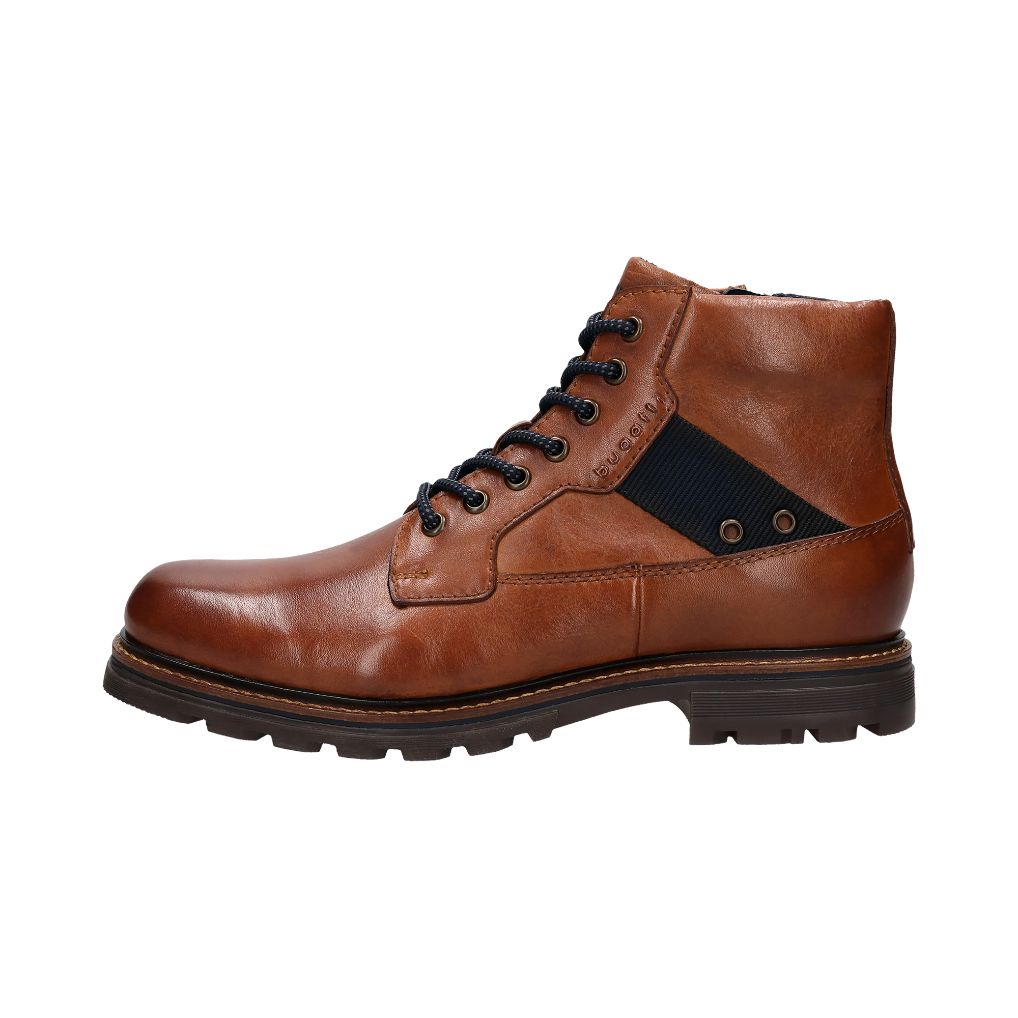 Bugatti - Bottes Classiques Homme En Cuir Nubuck Avec Doublure Textile