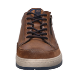 Lace-up Cognac