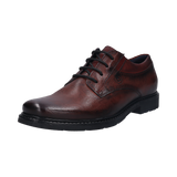 Lace-up dark red