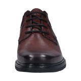 Lace-up dark red