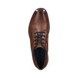 Lace-up Cognac