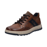 Lace-up Cognac