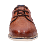 Lace-up Cognac