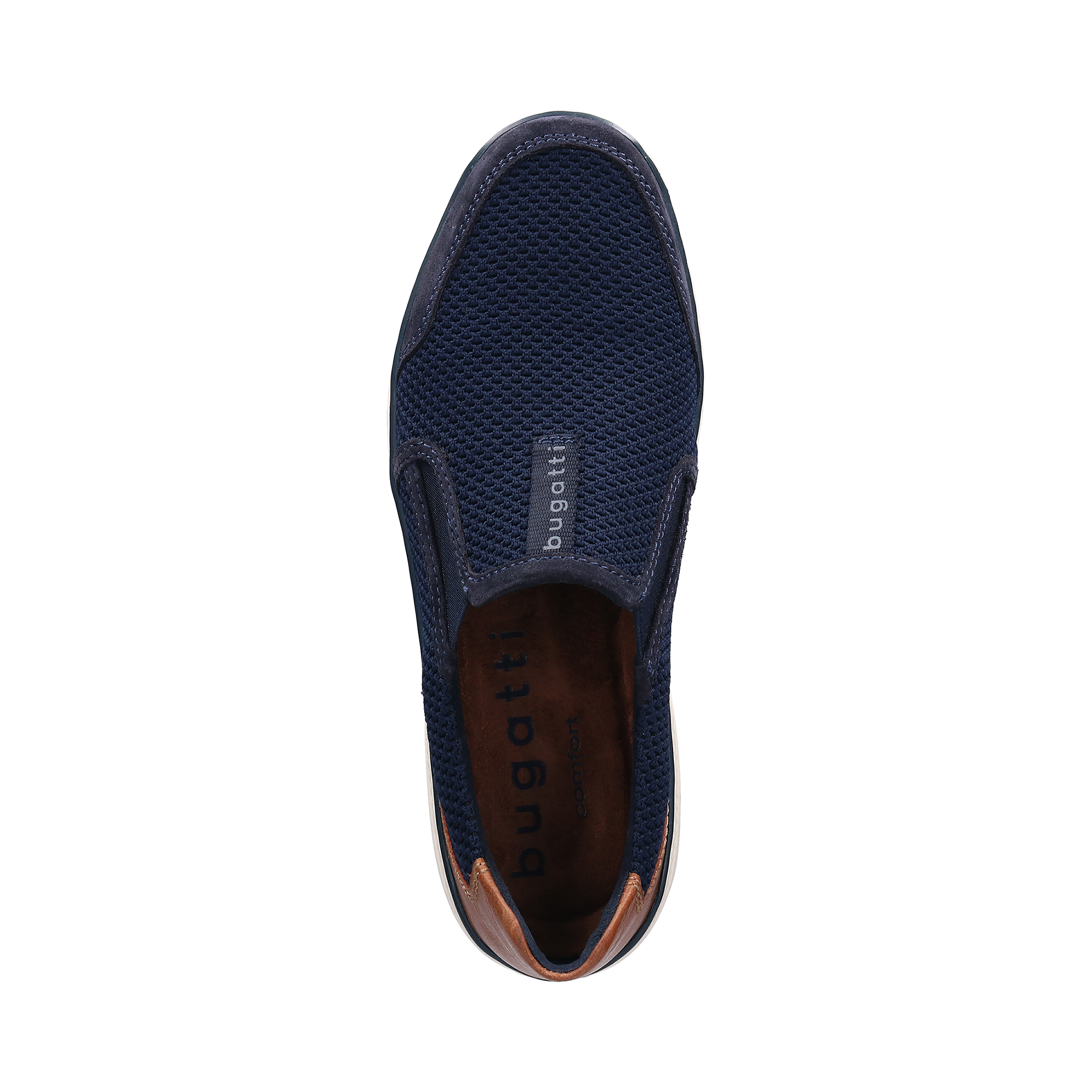 bugatti heren Veterschoen van ademende materiaalmix, memory foam, elastische veters, Zwart, 42 EU : Bugatti bugatti heren Veterschoen van ademende materiaalmix, memory foam, elastische veters, Zwart, 42 EU : Bugatti