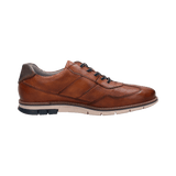 Lace-up Cognac