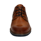 Lace-up Cognac