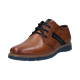 Lace-up Cognac