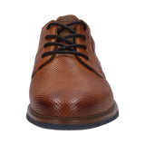 Lace-up Cognac