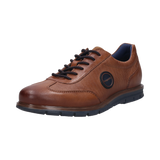 Lace-up Cognac