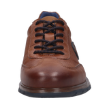 Lace-up Cognac