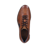 Lace-up Cognac