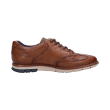 Lace-up Cognac