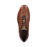 Lace-up Cognac