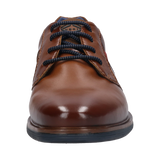 Lace-up Cognac