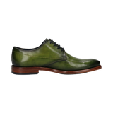 Leather Business lace-up green