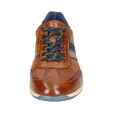 Leather sneaker cognac