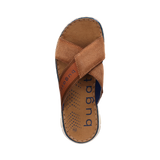 Leather Slippers Cognac