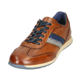 Leather sneaker cognac