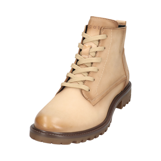 Reena Lace-Up Boots Light Brown