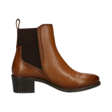 Ankle boots cognac