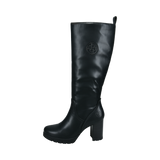 Long-shaft boots black