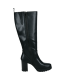 Long-shaft boots black