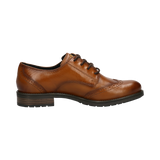 Lace-up Cognac