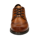 Lace-up Cognac