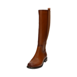 Long-shaft boots cognac