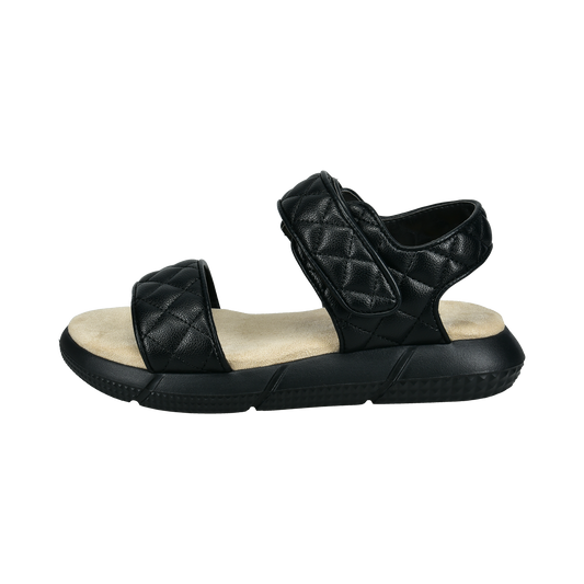 Jersey Sandale schwarz