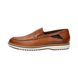 Leder Slip on cognac