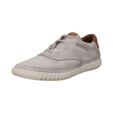Leather sneaker off-white