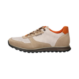 Læder sneaker sand