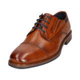 Leather Business Lace-up Cognac