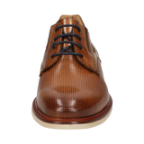 Leather Business Lace-up Cognac