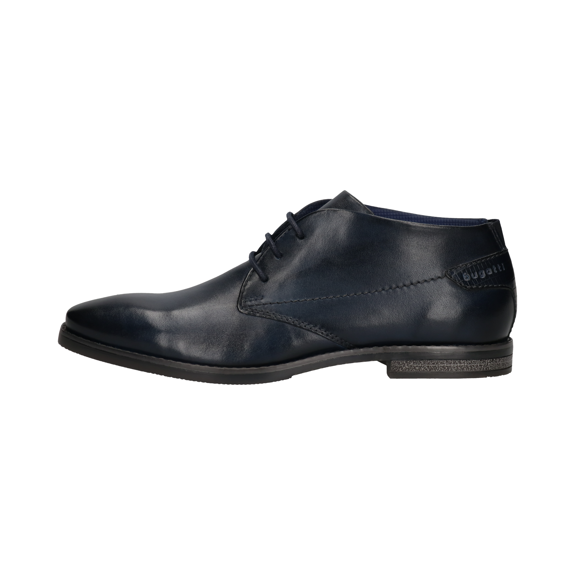 Leather Business lace-up dark blue