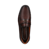 Leather moccasin brown