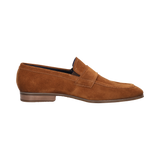 Leder Slip on cognac