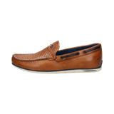 Cuir Mocassin Cognac